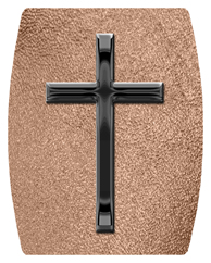 DAREC 510 BK SH BZ Black Single Cross Shimmer Bronze